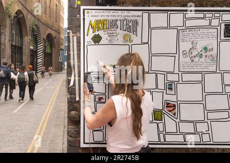 Winchester Walk Bankside London SE1 Stockfoto