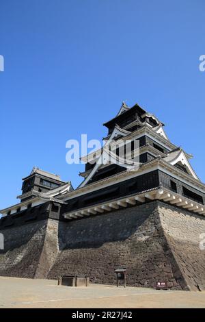 Donjon in Kumamoto Ccastle Stockfoto