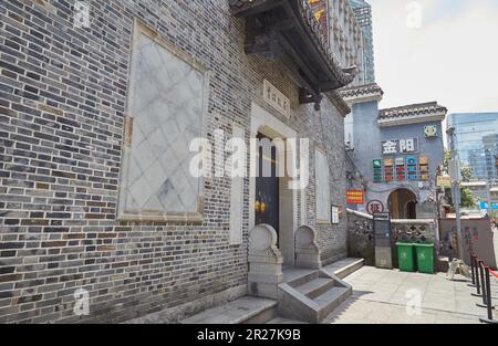 Die Taiping Street war ein wichtiger Teil des historischen Changsha. Und heute ist es eine der angesagtesten Gegenden der Stadt. Stockfoto