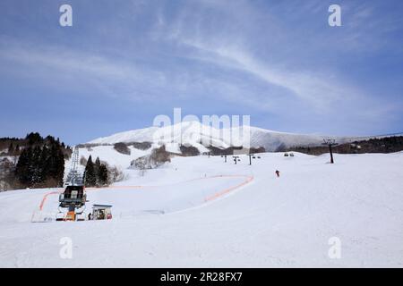 Tazawa Lake Skigebiet in der Präfektur Akita Stockfoto