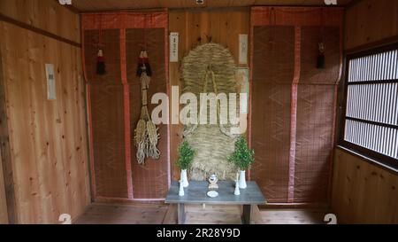 Kinugawa Onsen, Japan 1 2023. Mai: Der riesige Warazori-Ausstellungsraum im Edo Wonderland ist einer der berühmten Freizeitparks. Es ist ein historischer Freizeitpark, der Japsen nachbildet Stockfoto