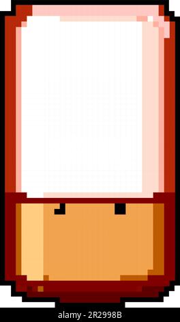 led-Smart-Lamp-Game – Darstellung von Pixelgrafiken als Vektorgrafik Stock Vektor