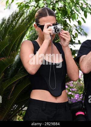 Cannes, Frankreich. 18. Mai 2023. Cannes, Frankreich. 18. Mai 2023 Adele Exarchopoulos bei der Fotokonferenz für das Tierreich, Teil des Filmfestivals 76. in Cannes, Palais des Festival. Kredit: Doug Peters/Alamy Live News Stockfoto