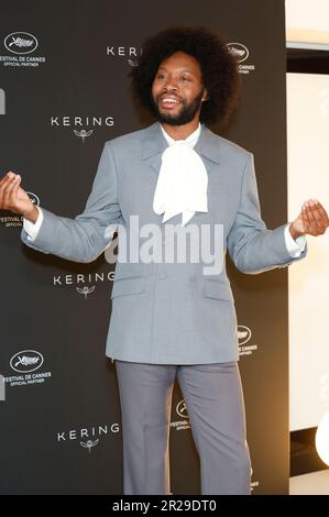 Cannes, Frankreich. 18. Mai 2023. Jeremy O. Harris beim Kering 'Women in Motion' Talk auf dem Festival de Cannes 20223/76. Internationale Filmfestspiele von Cannes im Majestic Hotel. Cannes, 18.05.2023 Kredit: Geisler-Fotopress GmbH/Alamy Live News Stockfoto