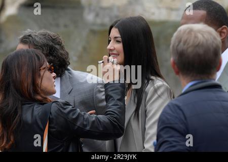 Rom, Italien. 17. Mai 2023. Ginevra Lamborghini besucht die Seifenoper „Beautiful“ auf der Piazza Navona. Kredit: SOPA Images Limited/Alamy Live News Stockfoto