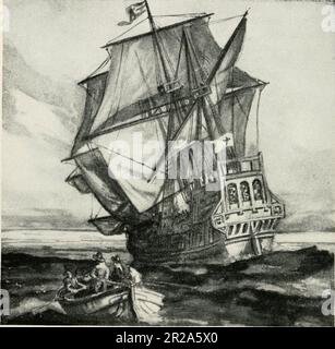 "Die Geschichte der Pilger und Puritaner, ihre Vorfahren und Nachkommen; Grundlage der Amerikanisierung" (1922) Stockfoto