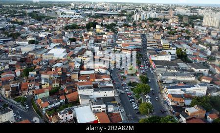 lauro de freitas, bahia, brasilien - 17. Mai 2023: Blick aus der Vogelperspektive auf die Stadt Lauro de Freitas in der Metropolregion Salvador. Stockfoto