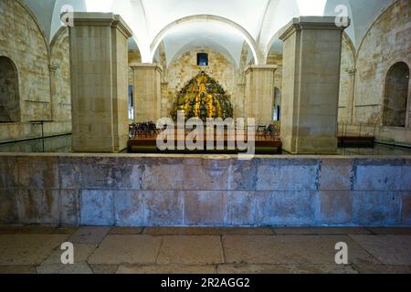 Reservoir Māe d'Agua in Amoreiras Stockfoto