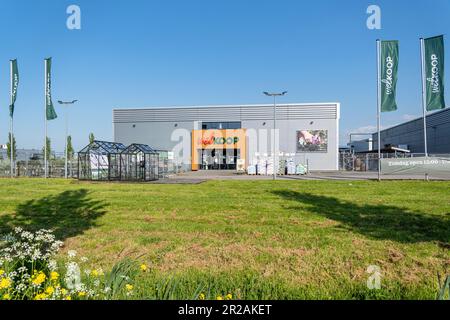 Welkoop Store in Lemmer, Niederlande Stockfoto