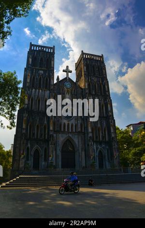 Kathedrale St. Joseph in Hanoi, Vietnam Stockfoto