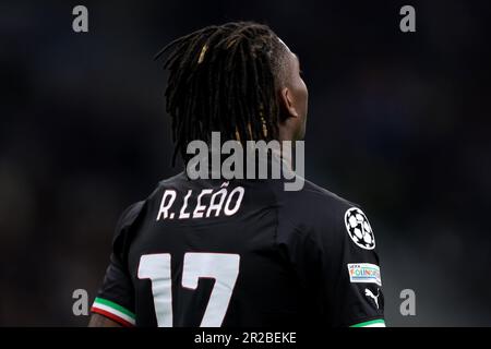 Mailand, Italien, 16. Mai 2023. Rafael Leao von AC Milan während des UEFA Champions League-Spiels in Giuseppe Meazza, Mailand. Der Bildausdruck sollte lauten: Jonathan Moscrop/Sportimage Stockfoto