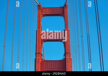 Golden Gate Bridge in San Francisco, Kalifornien, USA. Stockfoto