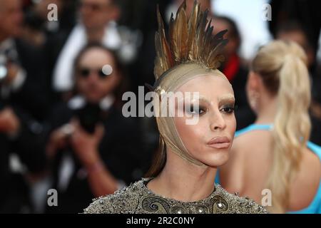 Mai 18, 2023, Cannes, Cote d'Azur, Frankreich: BILAL HASSANI nimmt an der Vorführung von „Indiana Jones and the Dial of Destiny“ während des 76. Jährlichen Filmfestivals in Cannes am 17. Mai 2023 in Cannes, Frankreich Teil (Kreditbild: © Mickael Chavet/ZUMA Press Wire). REDAKTIONELLE VERWENDUNG! Nicht für den kommerziellen GEBRAUCH! Stockfoto