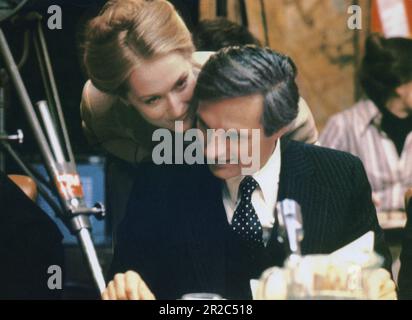 Meryl Streep, Alan Alda, am Drehort des Films "The Seduction of Joe Tynan", Universal Pictures, 1979 Stockfoto