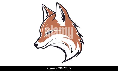 Fox Creative Logo-Vektor. Fox-Symbol auf weißem Hintergrund. Stock Vektor