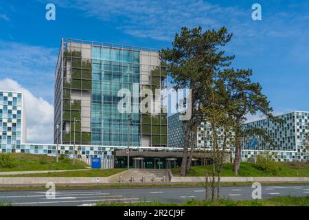 Den Haag, Niederlande - 26. April 2023: Der Internationale Strafgerichtshof in der Stadt Den Haag Stockfoto