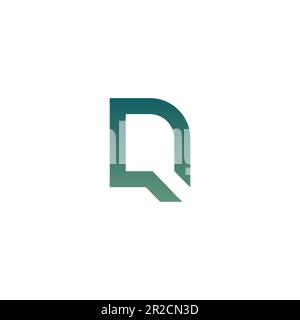 Q Kreatives Logo-Design. Symbol für Buchstabe Q Stock Vektor