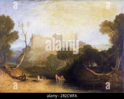 JMW Turner, Linlithgow Palace, Landschaftsmalerei vor 1851 Stockfoto