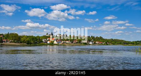 Lebus, Deutschland. 18. Mai 2023. Die Stadt Lebus an der deutsch-polnischen Grenze der oder in Ostbrandenburg. Kredit: Patrick Pleul/dpa/Alamy Live News Stockfoto