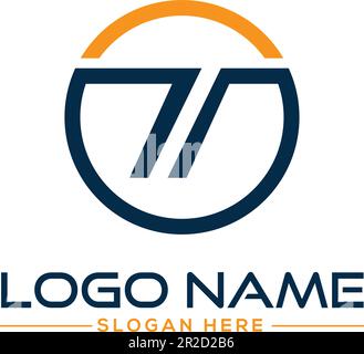 Kreatives Kreisdesign mit dem Buchstaben T und dem Tech Logo. Stock Vektor