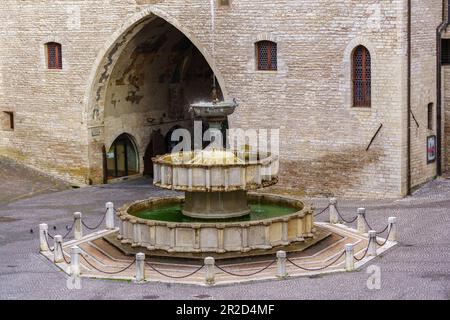 Fabriano, eine italienische Stadt der Renaissance Stockfoto