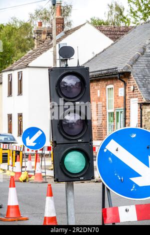 Ampeln sind unterwegs Stockfoto