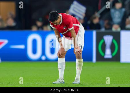 18-05-2023: Sport: AZ V Westham ALKMAAR, NIEDERLANDE - MAI 18: Tijjani Reinders (AZ Alkmaar) während des Spiels UEFA Conference League AZ Alkmaar und Stockfoto