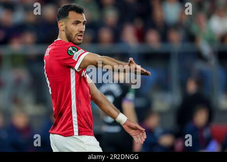 18-05-2023: Sport: AZ V Westham ALKMAAR, NIEDERLANDE - MAI 18: Vangelis Pavlidis (AZ Alkmaar) während des Spiels UEFA Conference League AZ Alkmaar und Stockfoto