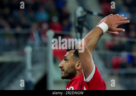18-05-2023: Sport: AZ V Westham ALKMAAR, NIEDERLANDE - MAI 18: Vangelis Pavlidis (AZ Alkmaar) während des Spiels UEFA Conference League AZ Alkmaar und Stockfoto