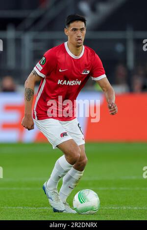18-05-2023: Sport: AZ V Westham ALKMAAR, NIEDERLANDE - MAI 18: Tijjani Reinders (AZ Alkmaar) während des Spiels UEFA Conference League AZ Alkmaar und Stockfoto