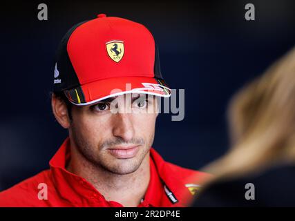 SUZUKA, JAPAN, Suzuka Circuit, 6. Oktober: Carlos Sainz (ESP) vom Team Ferrari während des japanischen Formel-1-Grand Prix. Stockfoto