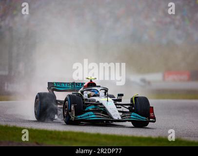 SUZUKA, JAPAN, Suzuka Circuit, 9. Oktober: Lewis Hamilton (GBR) des Mercedes-Teams während des japanischen Formel-1-Grand Prix. Stockfoto