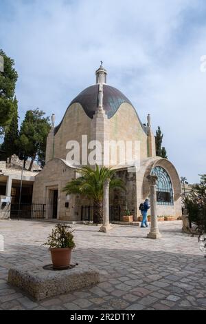 Dominus Flevit Kirche in Jerusalem, Israel Stockfoto