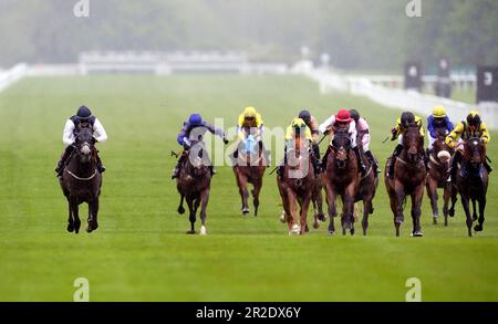 Mabre reitete Olivia Tubb auf dem Weg zum Starlight Apprentice Handicap auf der Newbury Racecourse, Berkshire. Foto: Freitag, 19. Mai 2023. Stockfoto