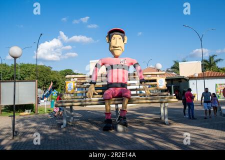 Itu, Sao Paulo, Brasilien 01. Mai 2023. Übertreibung. Das Ituano Supporter Monument Stockfoto