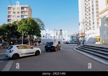 Itu, Sao Paulo, Brasilien 01. Mai 2023. ITU Trafic-Scheinwerfer Stockfoto