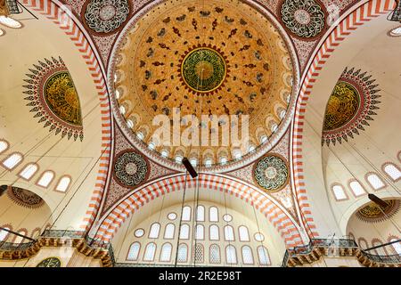 Istanbul Türkei. Süleymaniye Moschee Stockfoto