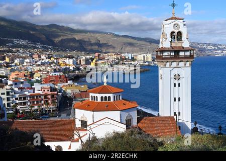 Jungfrau von Candelaria Basilika, Candelaria Stadt, Teneriffa, Kanarische Inseln, Spanien Stockfoto