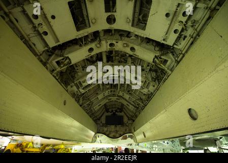 Avro Vulcan B2 Bomber im RAF Museum in London Stockfoto