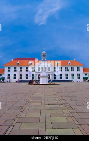 18. Mai 2023 jakarta indonesia, das Jakarta History Museum oder das Batavia Museum, das sich in der Altstadt von Jakarta, Indonesien, befindet. Stockfoto