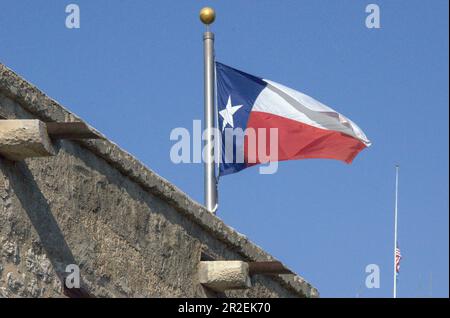 Die Schlacht von Alamo war ein entscheidender Faktor in der texanischen Revolution Stockfoto
