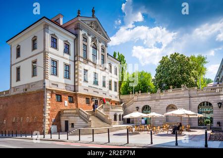 Ostrogski-Palast, Herrenhaus im Stadtzentrum von Warschau. Der Palast beherbergt das Frederic Chopin Museum und das National Institute of Frederic Chopin, Warschau, Ma Stockfoto