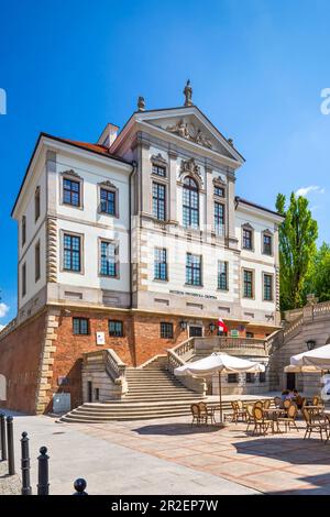 Ostrogski-Palast, Herrenhaus im Stadtzentrum von Warschau. Der Palast beherbergt das Frederic Chopin Museum und das National Institute of Frederic Chopin, Warschau, Ma Stockfoto