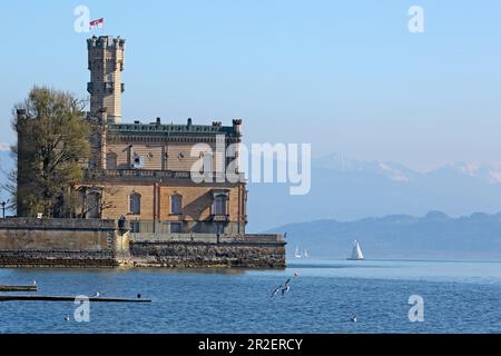 Schloss Montfort, Langenargen, Bodensee, Baden-Württemberg, Deutschland Stockfoto