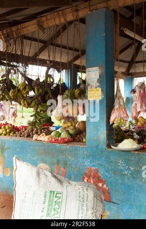 Obst- und Gemüsemarkt in Watamu, Watamu, Malindi, Kenia Stockfoto