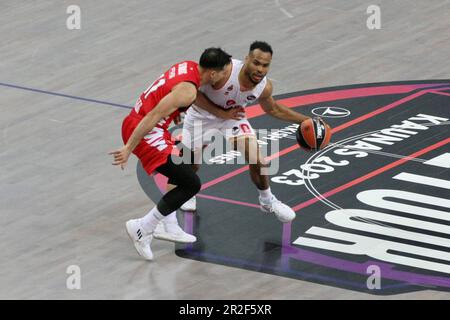 Basketball Euroleague - Final 4 Saison 2022-2023 Zalgirio Arena Kaunas, Litauen. 19. Mai 2023. Olympiakos Piräus - AS Monaco 900/Cordon Press Credit: CORDON PRESS/Alamy Live News Stockfoto