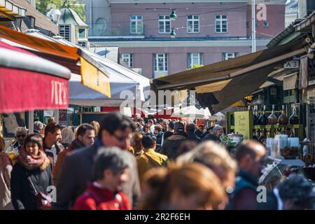 Am Naschmarkt in Wien, Österreich Stockfoto