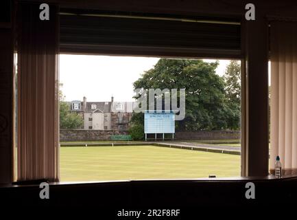 Abercorn Rasenbowling Green in Paisley, Schottland Stockfoto