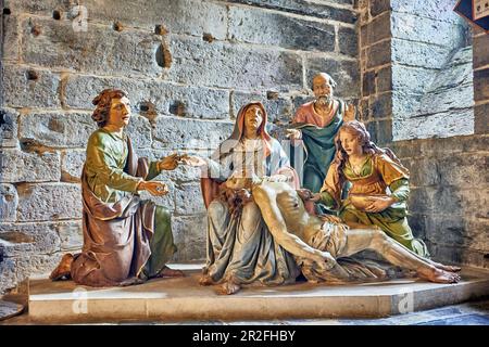 Krypta von St. Bayerische Kathedrale (St. Baafskathedraal), Gent, Belgien Stockfoto