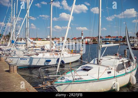 Hafen von Timmendorf auf der Poelinsel bei Wismar, Mecklenburg-Vorpommern, Deutschland Stockfoto